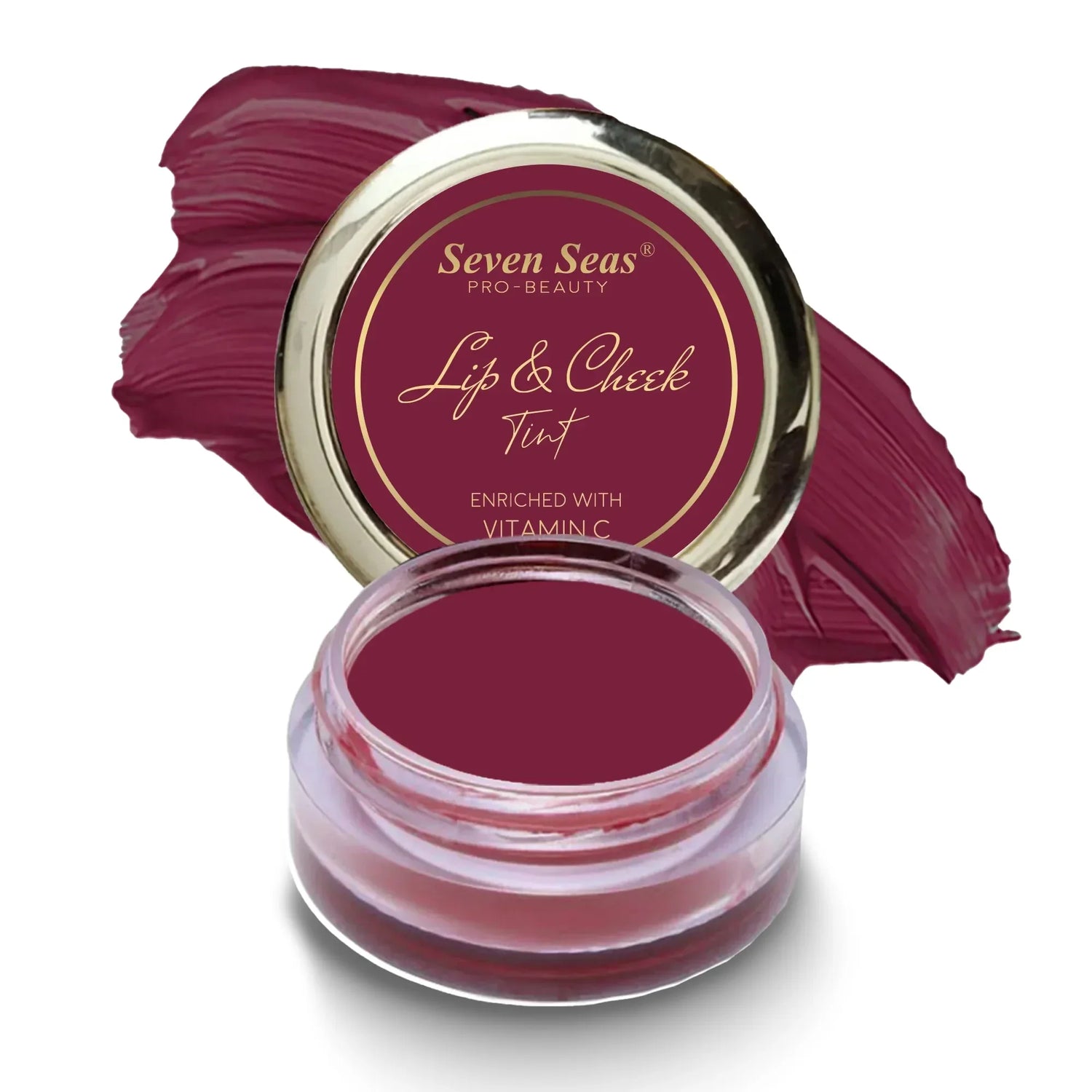Lip &amp; Cheek Tint with Beetroot | Creamy Matte &amp; Nourishing - Seven Seas Cosmetics