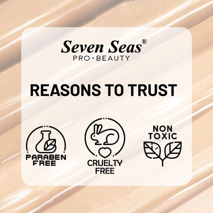 Seven Seas Lumi BB Cream, Tinted Skin Veil Foundation with SPF-20, Foundation + Moisturizer + Highlighter, 50ml - Seven Seas Cosmetics