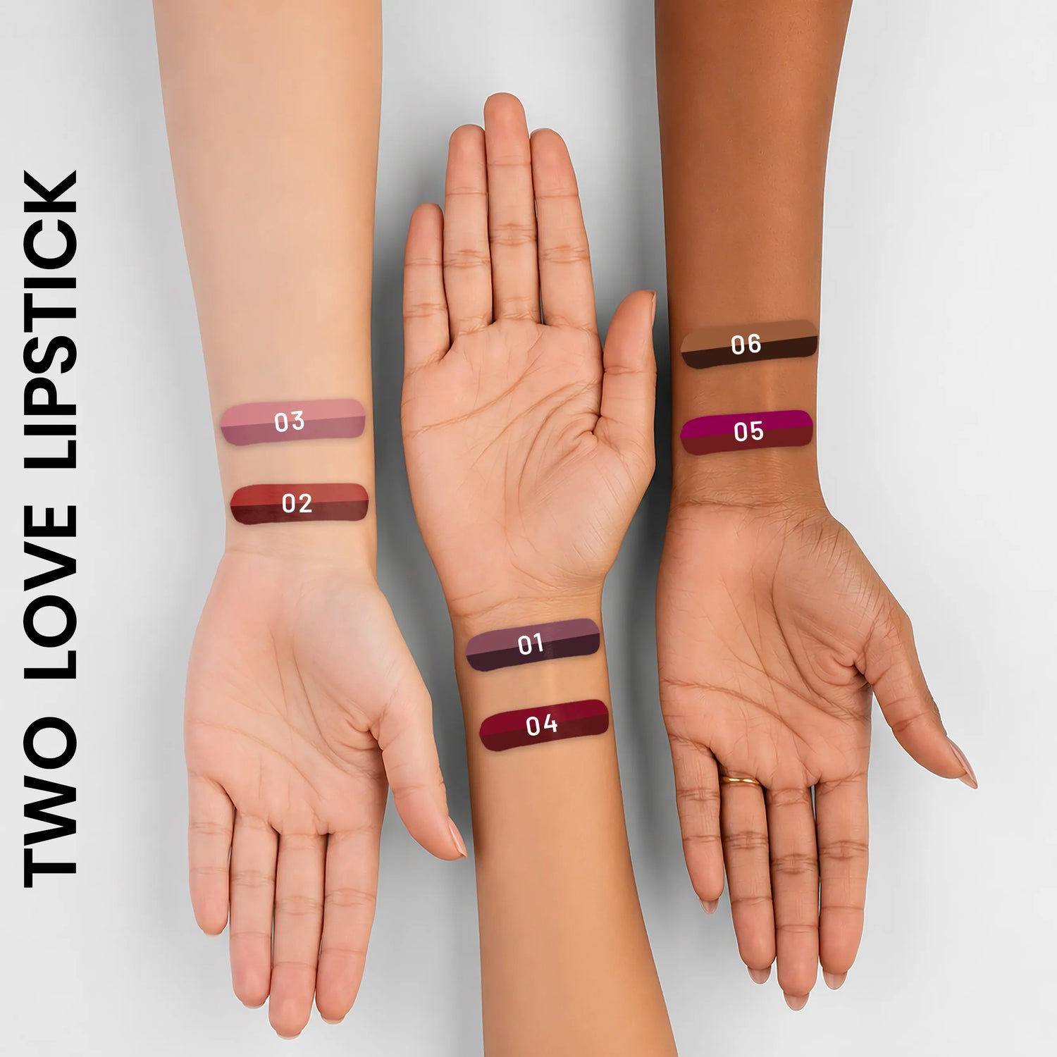 Two Love Lipstick | Dual Tone Cream Matte