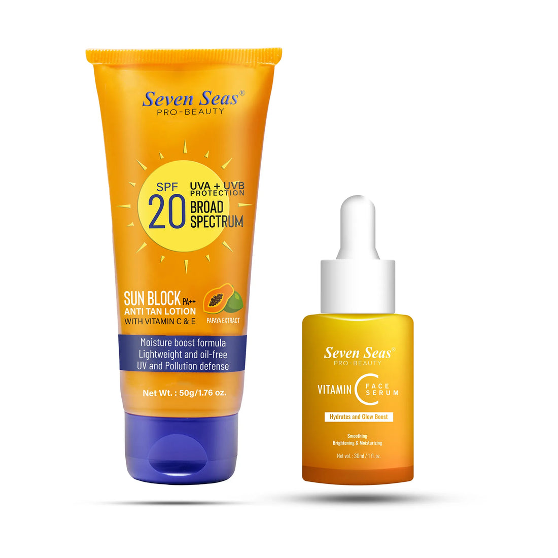 Sunscreen + Face Serum