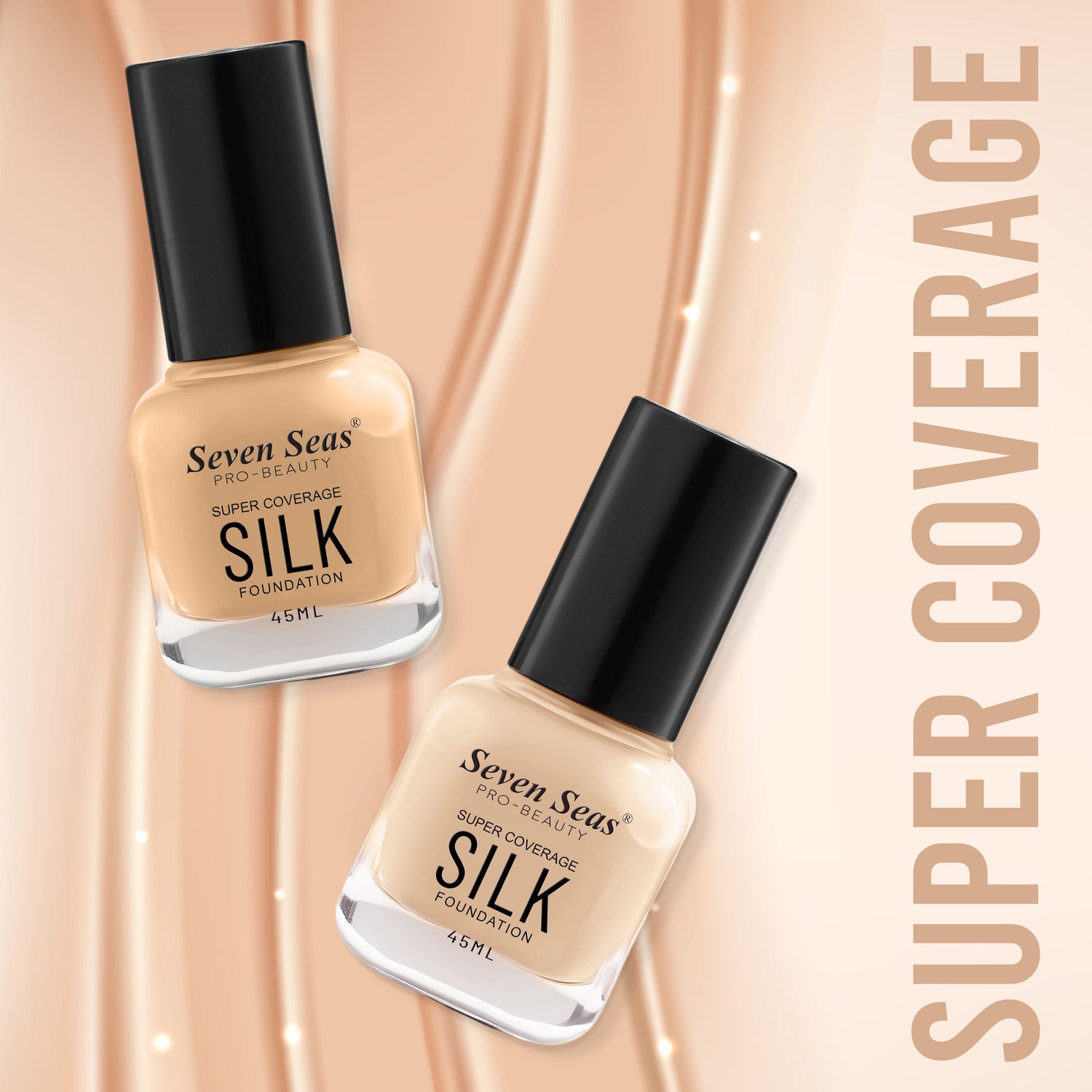 Seven Seas Super Coverage Silk Foundation - Seven Seas Cosmetics