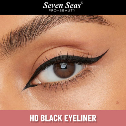 Seven Seas False Eyes Eyeliner | Long Lasting Liquid Eyeliner for Women | Precise Application | Liquid Eyeliner