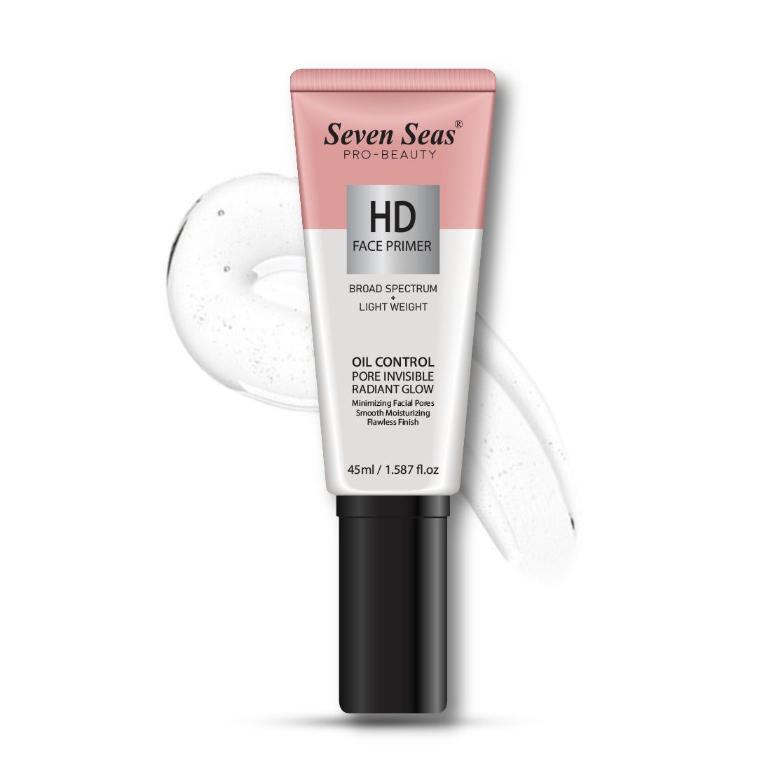 Seven Seas HD Face Primer | Oil Control | Radiant Glow | Invisible Pores | Light Weight Formula