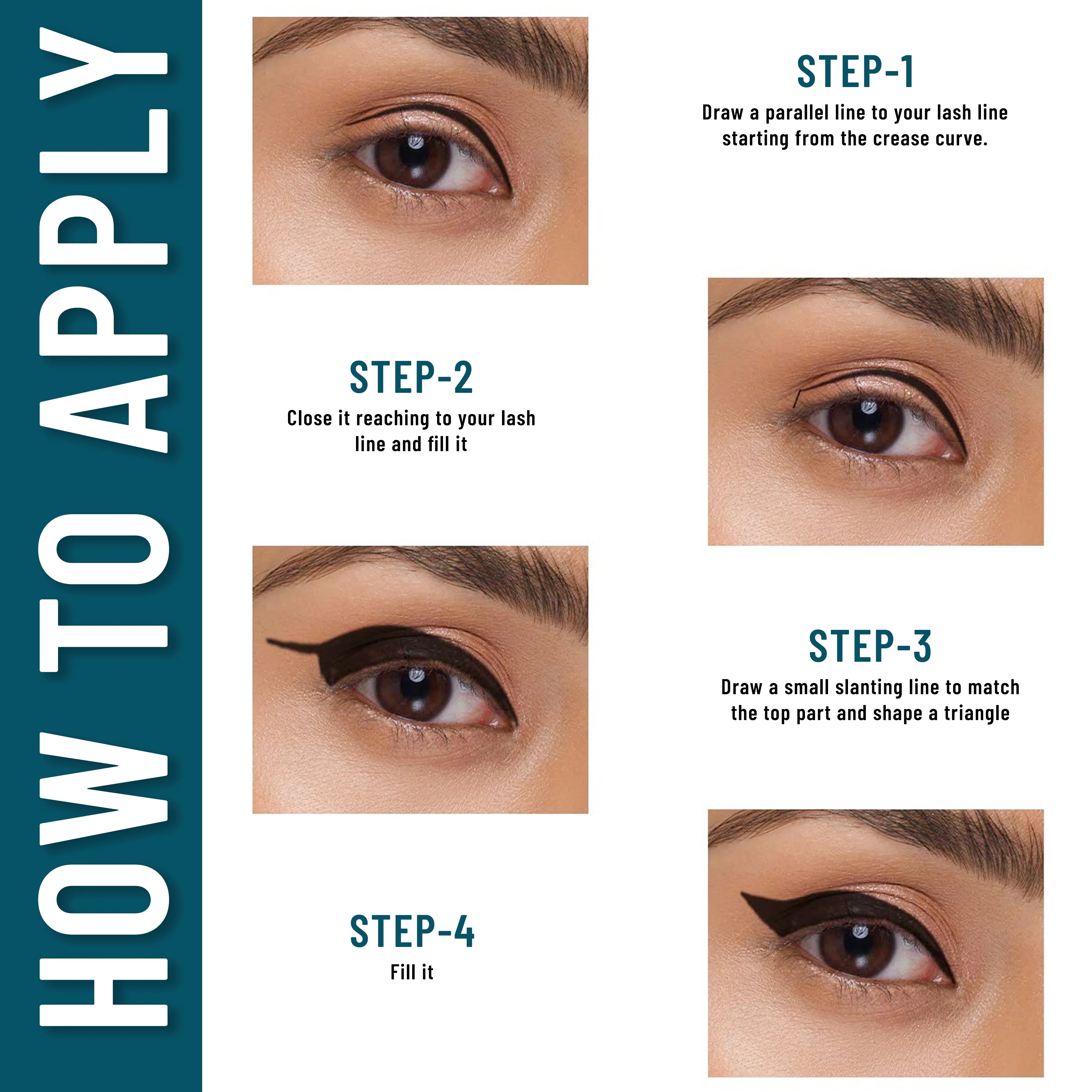 Dark Line Liquid Eyeliner | Long Lasting Waterproof Eye Makeup