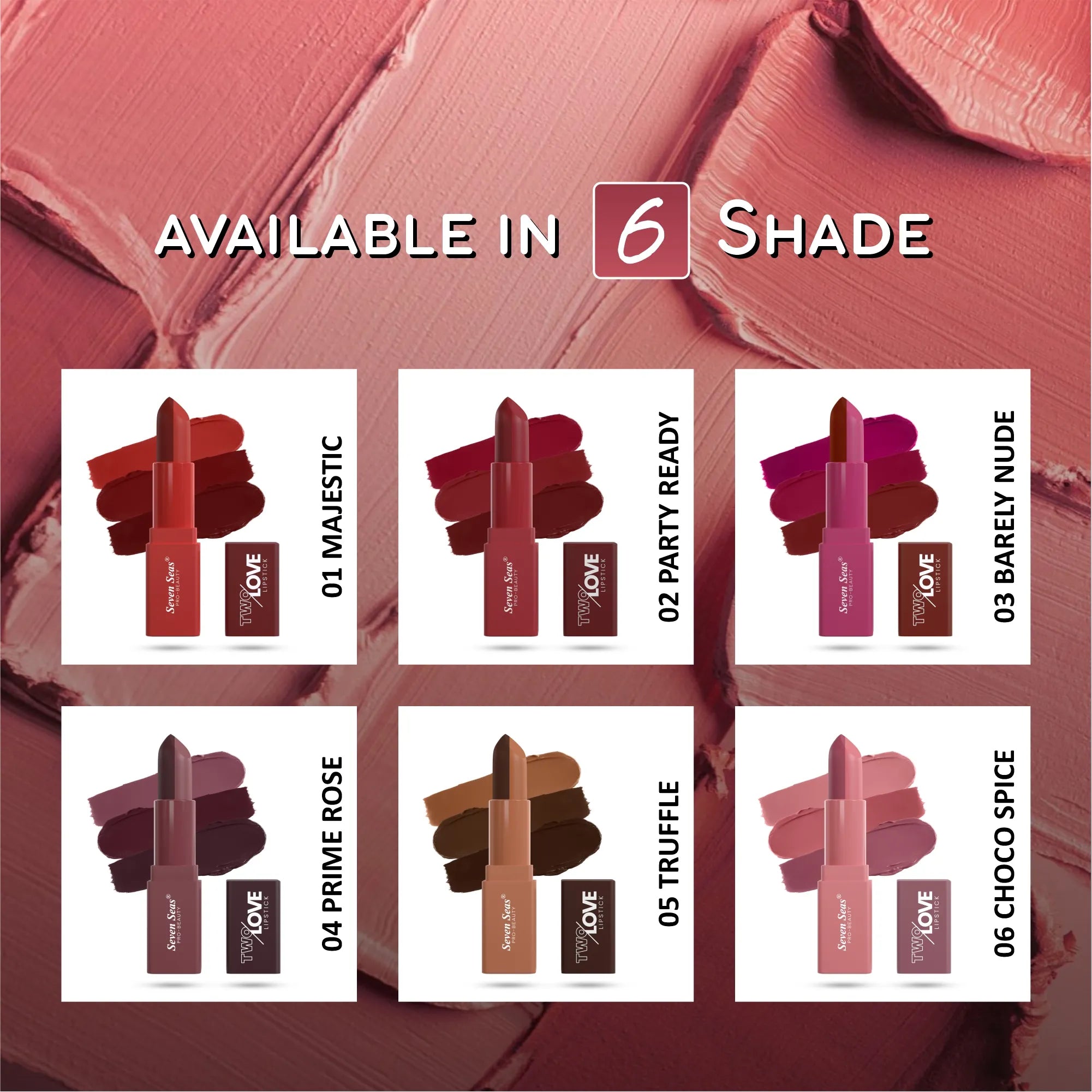 Two Love Lipstick | Dual Tone Cream Matte